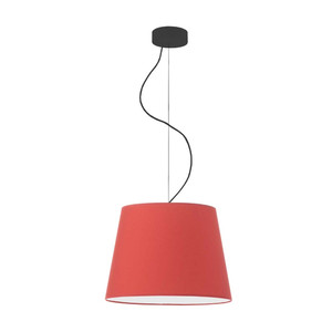 Designerska lampa wisząca TUNIS - kolor czerwony - Lysne