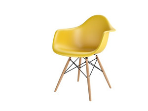 Krzesło P018W PP dark olive, drewniane nogi HF - d2design