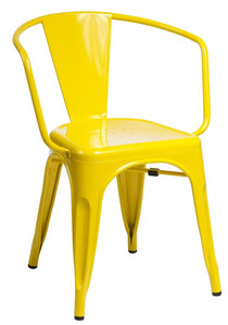 Krzesło Paris Arms żółte inspirowane Tol ix - d2design