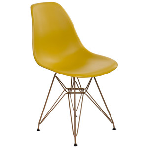 Krzesło P016 PP Gold dark olive - d2design