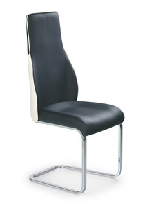 K141 krzesło czarno-biały  - Halmar