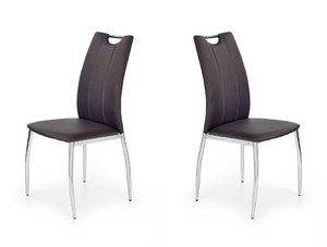 Dwa krzesła brązowe - 4892