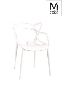 MODESTO krzesło HILO białe - polipropylen - king home