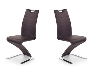 Dwa krzesła brązowe - 4922