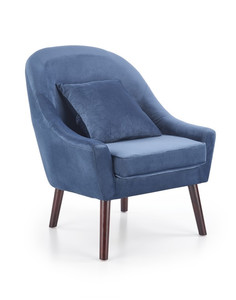 OPALE fotel wypoczynkowy ciemny niebieski - Halmar
