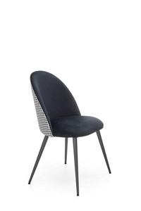 Krzesło K478 czarny - biały  - Halmar