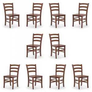 Dziesięć krzeseł czereśnia antyczna - 7099