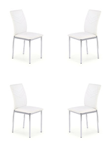 Cztery krzesła białe - 6705