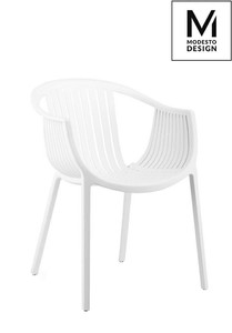 MODESTO krzesło SOHO białe - polipropylen - king home