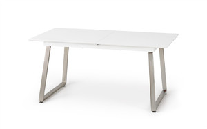 THOMAS stół rozkładany biały / beton  - Halmar