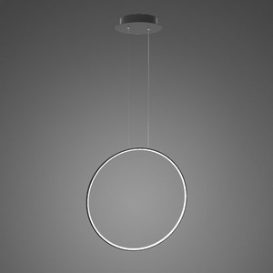 Lampa wisząca Ledowe okręgi No. 1 60cm czarny in 3k Step Into Design