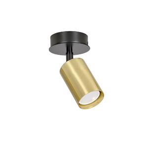 ZEN 1 BLACK 622/1 spot sufitowy reflektor halogen LED regulowany czarno-złoty