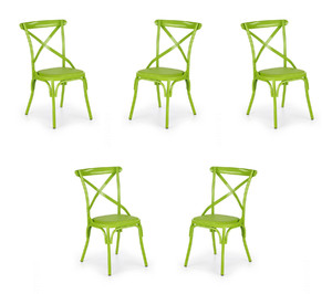 Pięć krzeseł zielonych - 0473