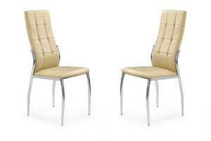 Dwa krzesła beżowe - 0046