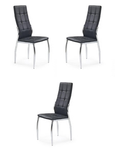 Trzy krzesła czarne - 0015