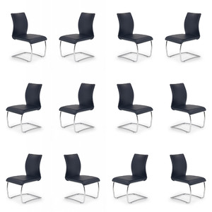 Dwanaście krzeseł czarnych - 4533