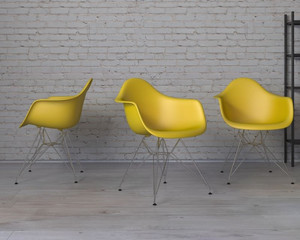 Krzesło P018 PP oliwkowe, chrom nogi - d2design