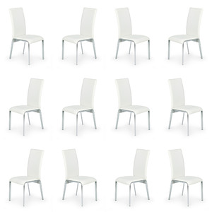 Dwanaście krzeseł białych - 6453