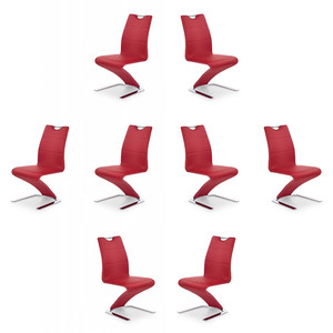 Osiem krzeseł czerwonych - 7381