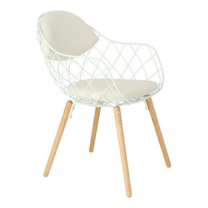 Krzesło Jahi białe/białe/naturalny - Intesi