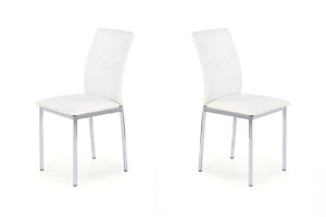 Dwa krzesła białe - 6705