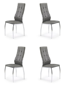 Cztery krzesła popielate - 0039