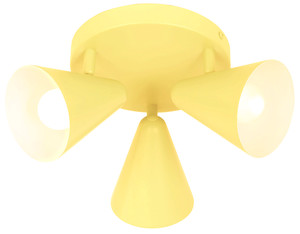 Amor Lampa Sufitowa Plafon 3x40w E14 Bananowy - Candellux