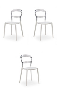 Trzy krzesła bezbarwne - 1732