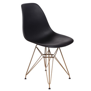 Krzesło P016 PP Gold czarne - d2design