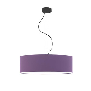 Lampa wisząca z abażurem HAJFA fi - 60 cm - kolor fioletowy - Lysne