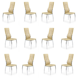 Dwanaście krzeseł beżowych - 0046