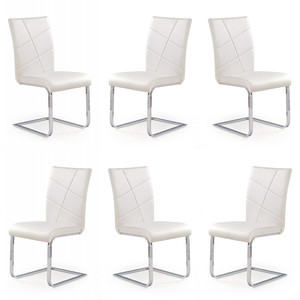 Sześć krzeseł białych - 4900