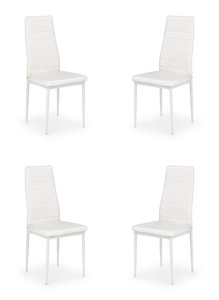 Cztery krzesła białe - 6194