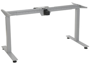 Stelaż metalowy biurka (stołu) z elektryczną regulacją wysokości, STE-01T, kolor aluminium - Stema