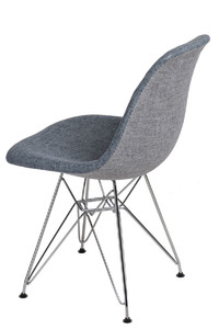 Krzesło P016 DSR Duo niebiesko szare - d2design Promocja