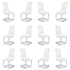 Dwanaście krzeseł białych - 6545