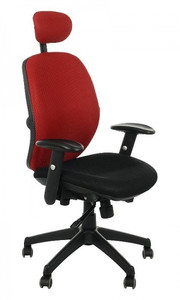 Fotel biurowy KB-912A czerwony Stema