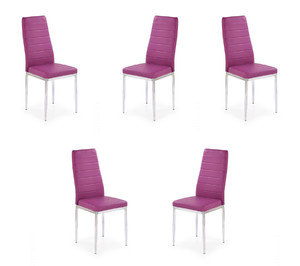 Pięć krzeseł fiolet - 6940