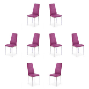 Osiem krzeseł fiolet - 6940