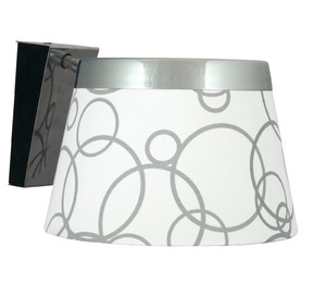Impresja Lampa Kinkiet 1*60w E27 Biały Chrom - Candellux