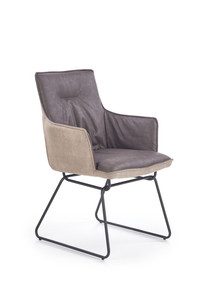 Krzesło K271 ciemny popiel / jasny popiel  - Halmar