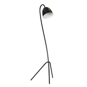 HARIS LP1 BLACK / WHITE 864/2 lampa podłogowa nowoczesna czarna biały środek