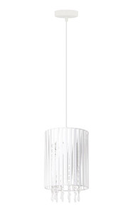 Lampa wisząca Diana 1S biała - Lampex