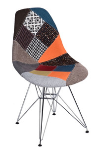 Krzesło P016 DSR patchwork kolorowy - d2design
