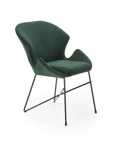 Krzesło K458 ciemny zielony  - Halmar