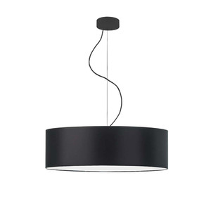 Czarna lampa wisząca HAJFA fi - 60 cm - kolor czarny - Lysne