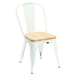Krzesło Paris Wood białe jesion - d2design