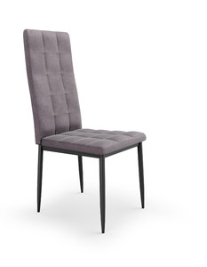 K415 krzesło popielaty velvet  - Halmar