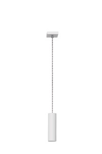 Lampa wisząca Rollg 1 biała - Lampex