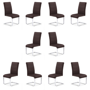 Dziesięć krzeseł brązowych - 4731